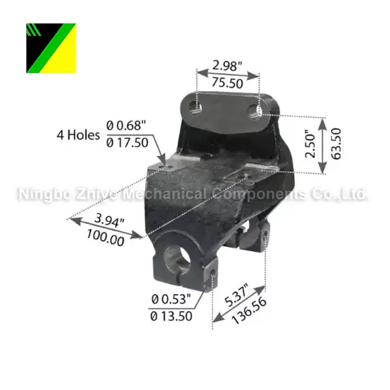 ダクタイル鋳鉄ロストフォームインベストメント鋳造ハンガーフロント